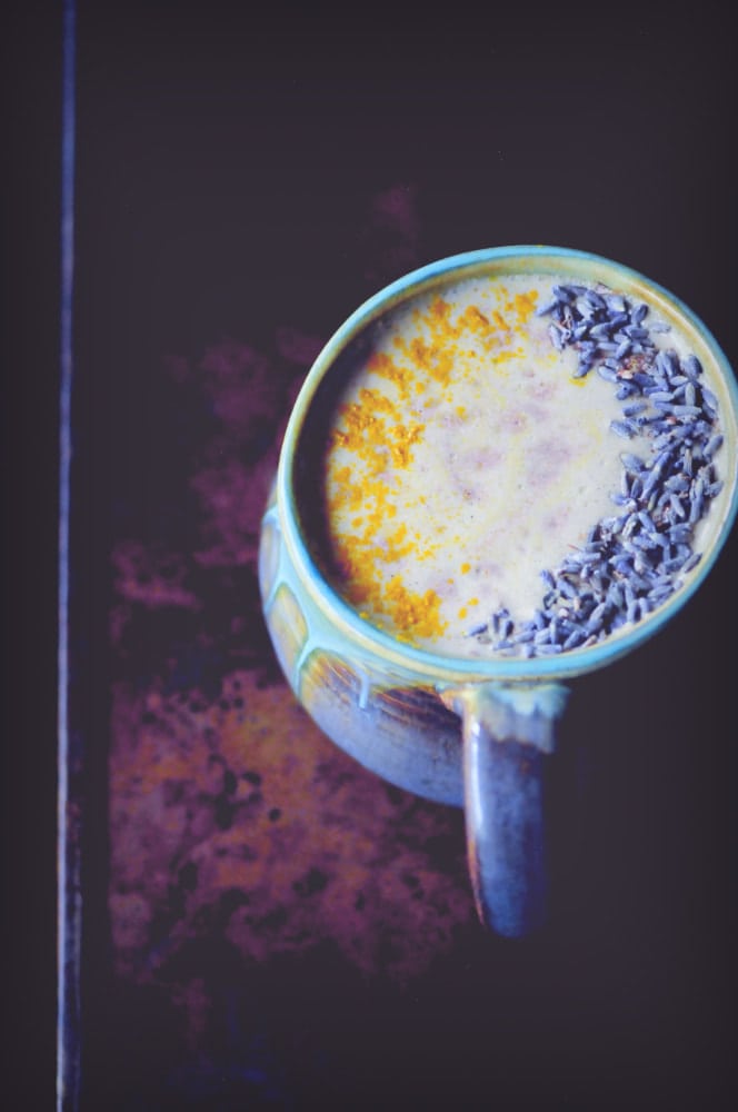 Cherry Lavender Moon Milk Recipe (Vegan)