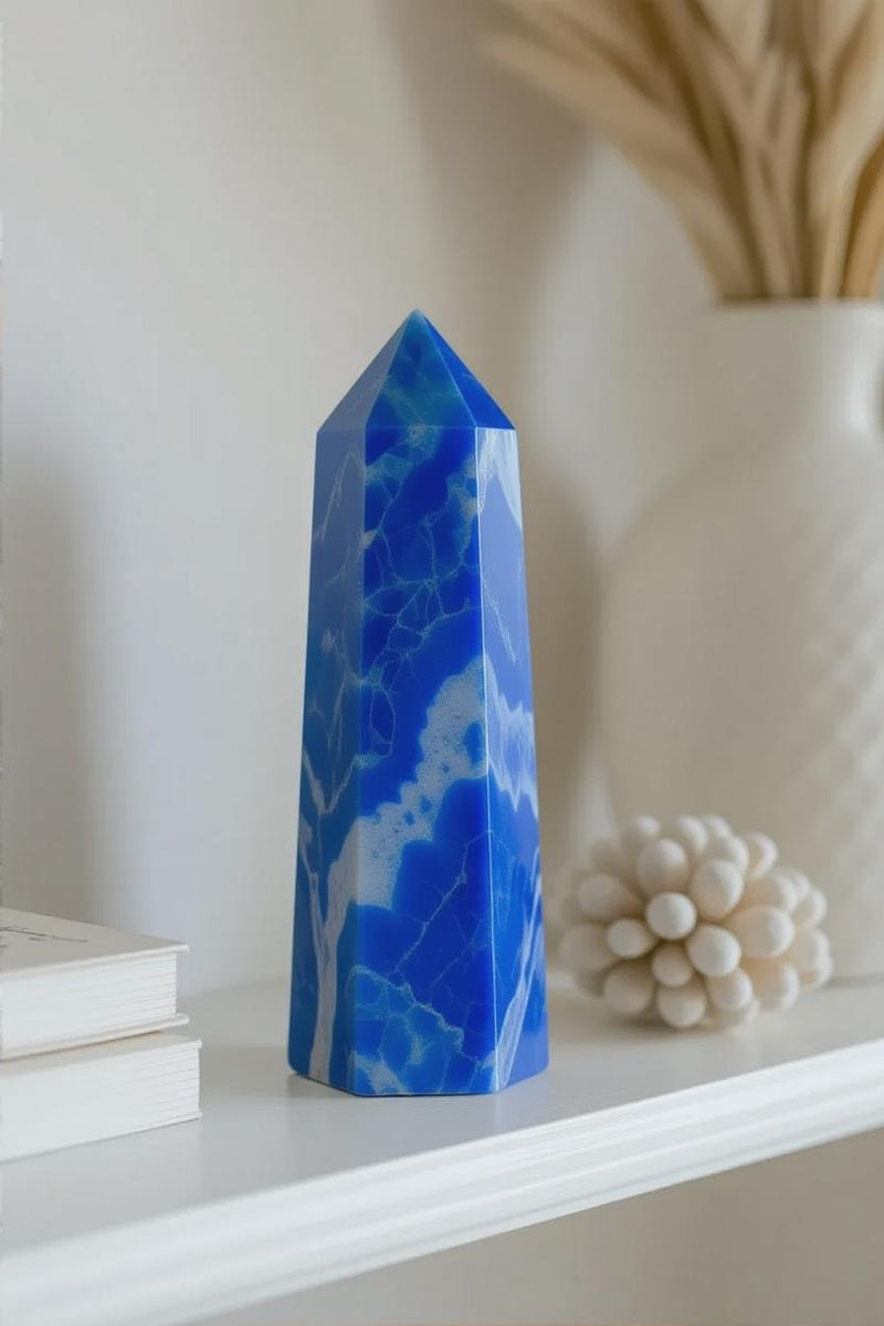 BLUE HOWLITE POINT – TRUE NATURE STORE