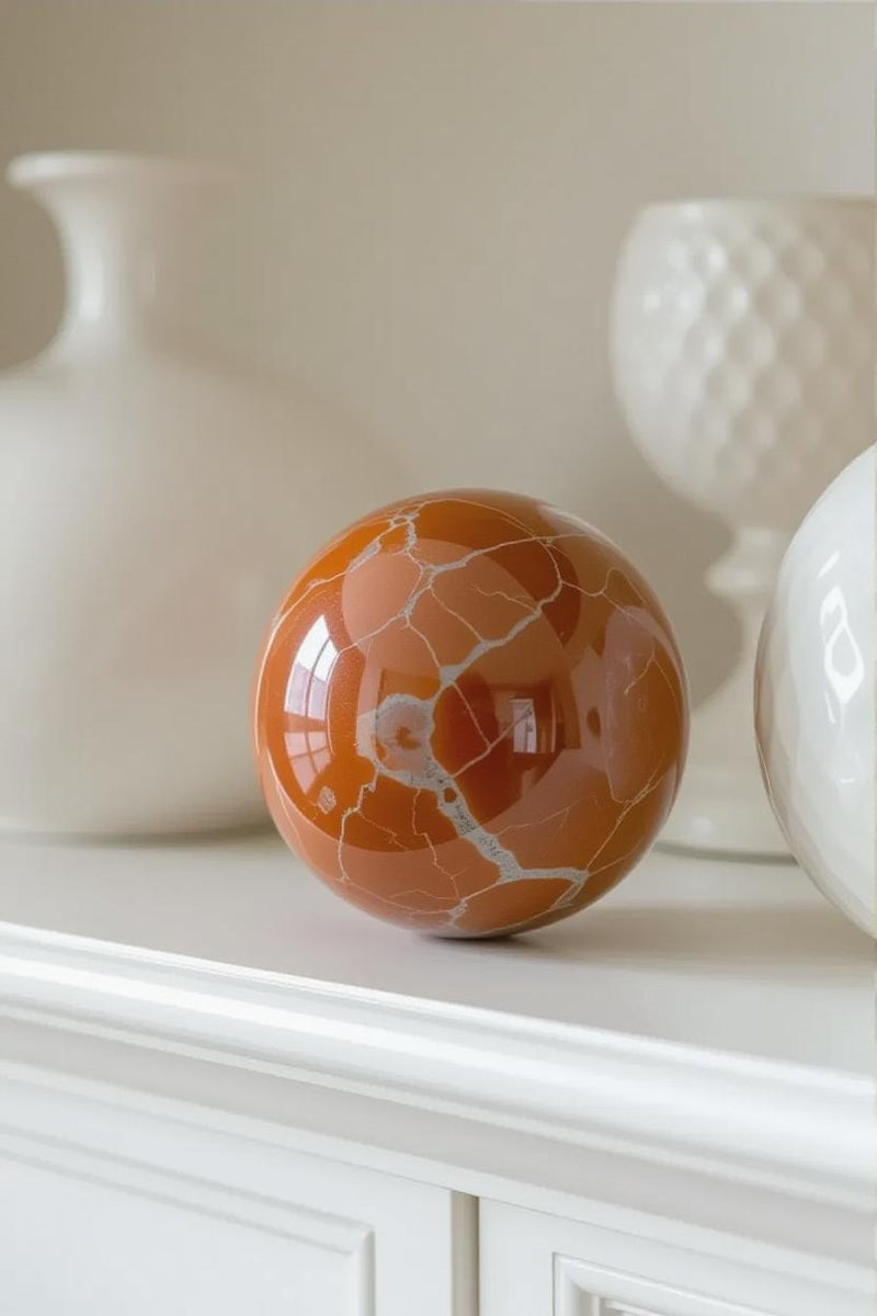 Poppy Sphere POPPY JASPER SPHERE – TRUE NATURE STORE